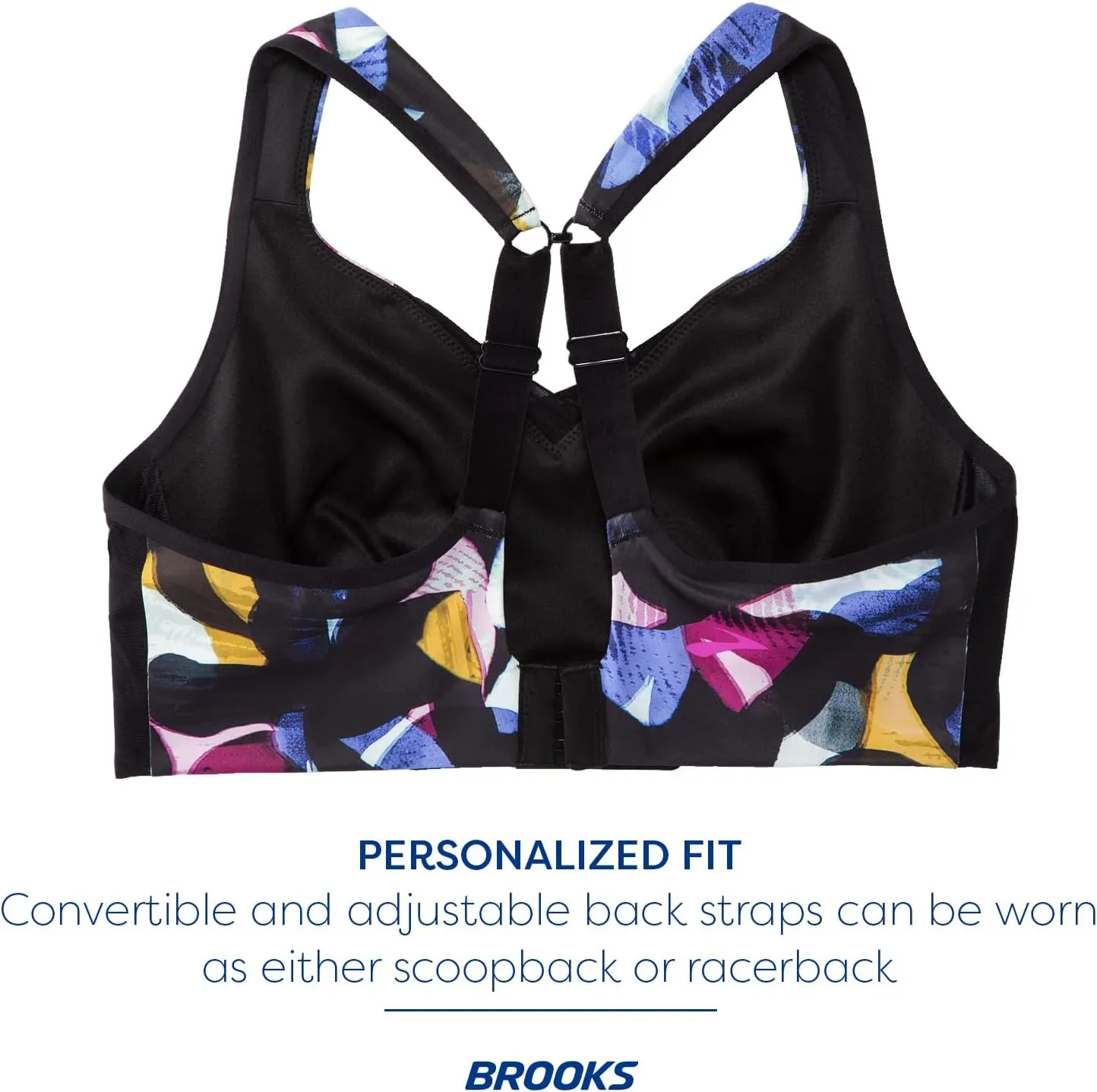 Brooks Women's Convertible Run Bra for High Impact Running, Workouts & Sports with Maximum Support