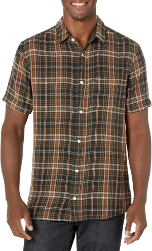 Buffalo David Bitton Men's Short Sleeve Plaid Button Down