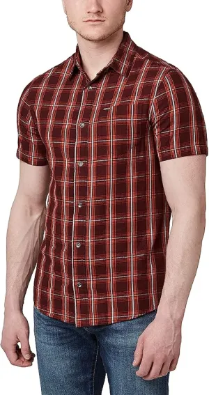 Buffalo David Bitton Men's Short Sleeve Plaid Button Down