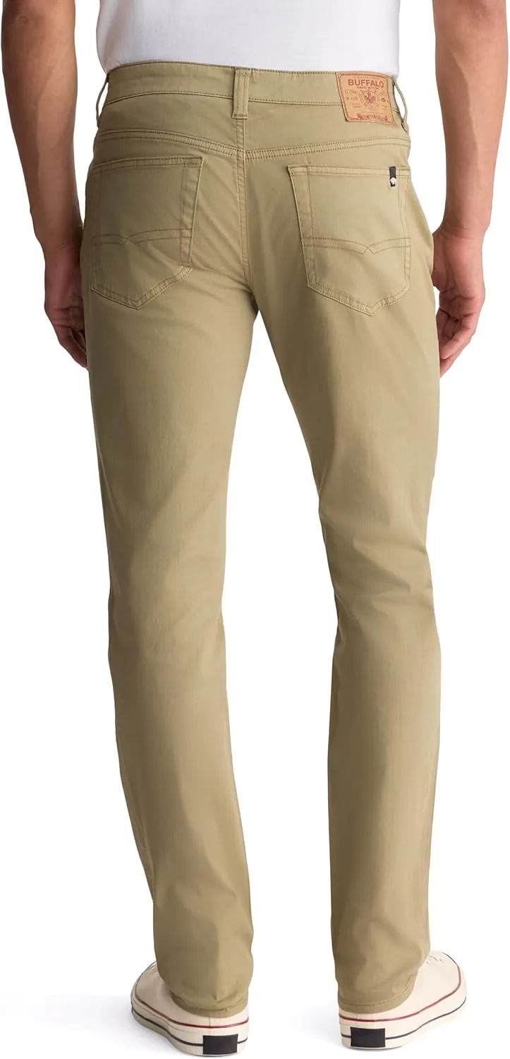 Buffalo David Bitton Men's Slim Ash Jeans Non Denim Sateen Pant