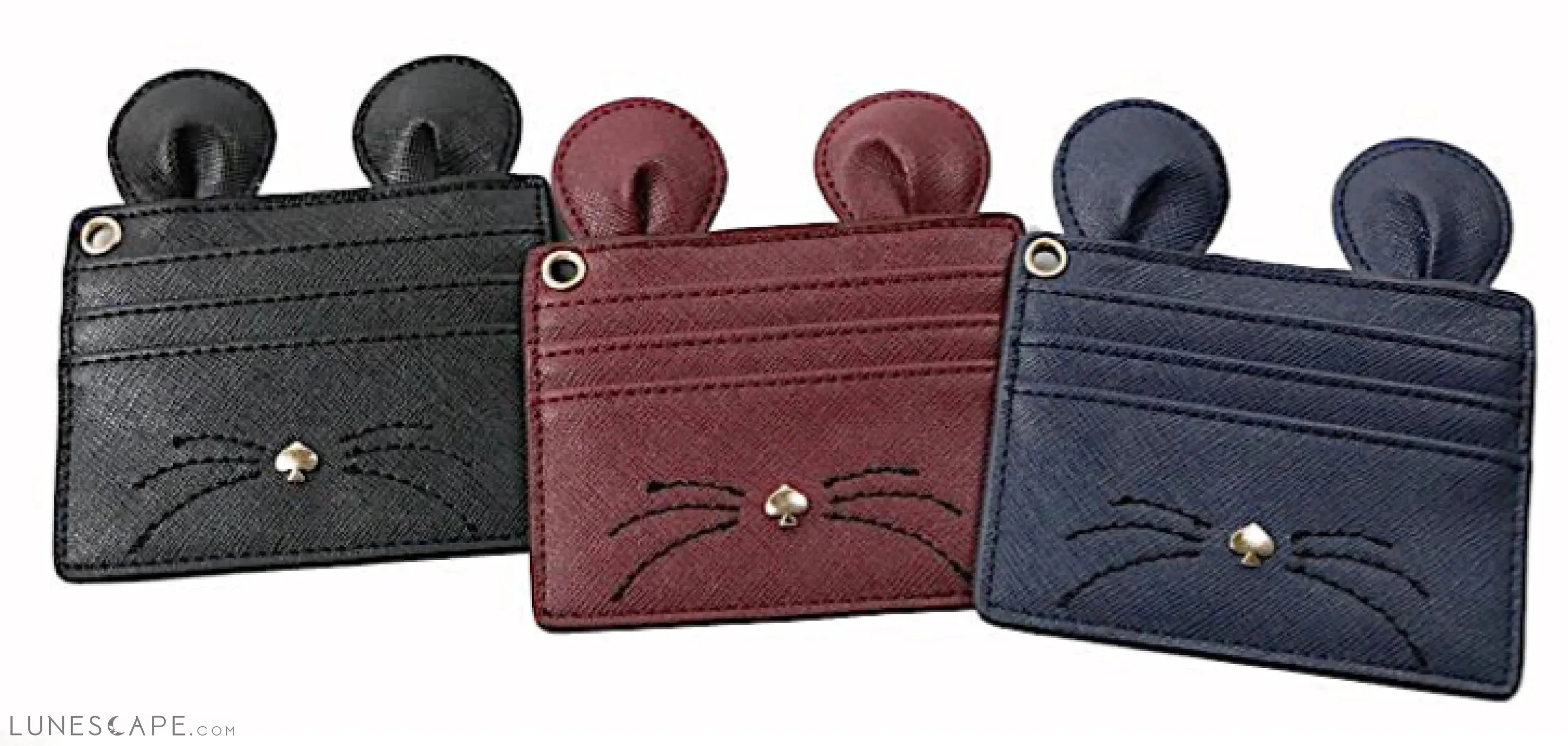 Bunny & Mouse Card Holders - Black