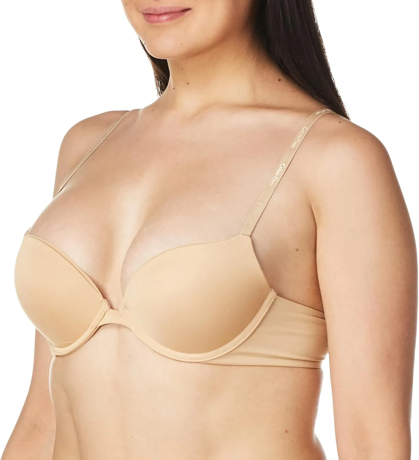 Calvin Klein Women's Constant Padded Push Up Plunge Bra