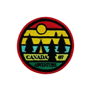 Canada iron-on embroidery patch