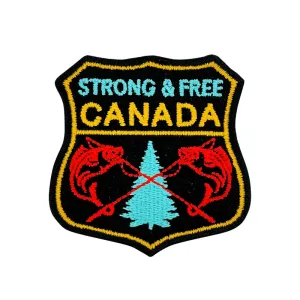 Canada iron-on embroidery patch