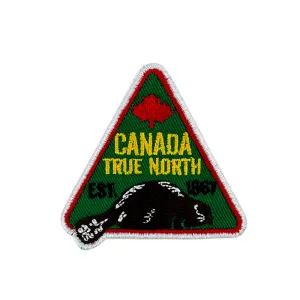 Canada iron-on embroidery patch
