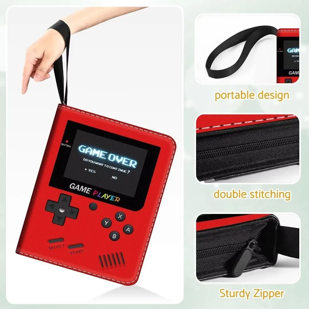 Card Binder Holder 480 Pockets with 60 Removable Sleeves, Portable Game/Sports Trading Cards Binder Album Collector Organizer Protectors with Zipper,Waterproof