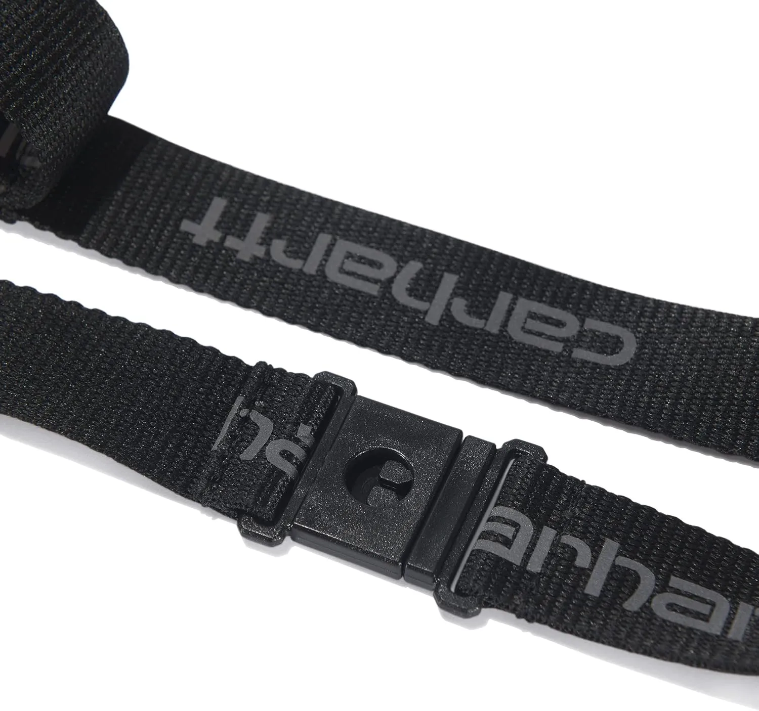 Carhartt, Water-Repellent Canvas ID Holder With Reflective lanyard, Nylon Duck (Black), One Size