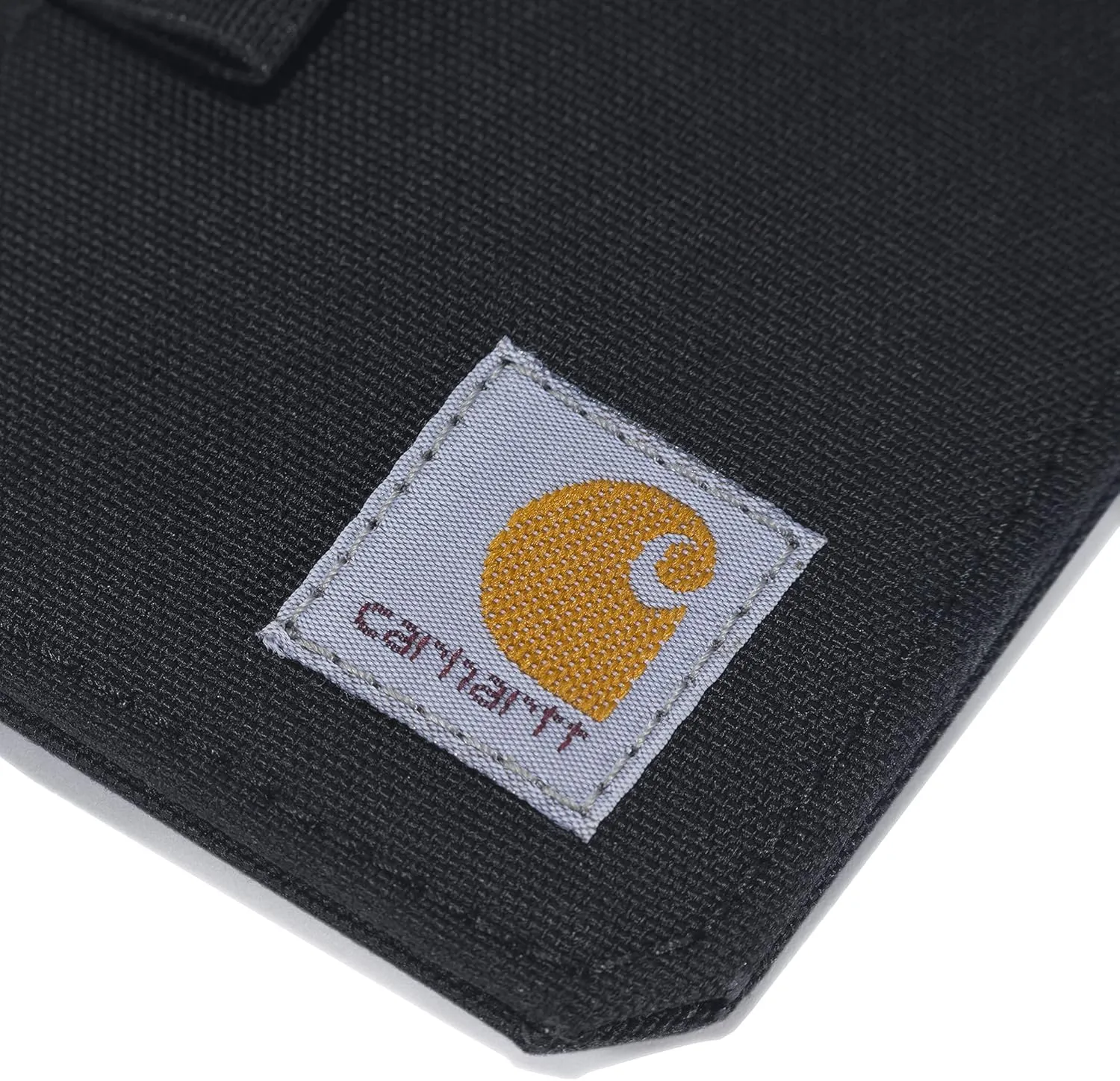 Carhartt, Water-Repellent Canvas ID Holder With Reflective lanyard, Nylon Duck (Black), One Size