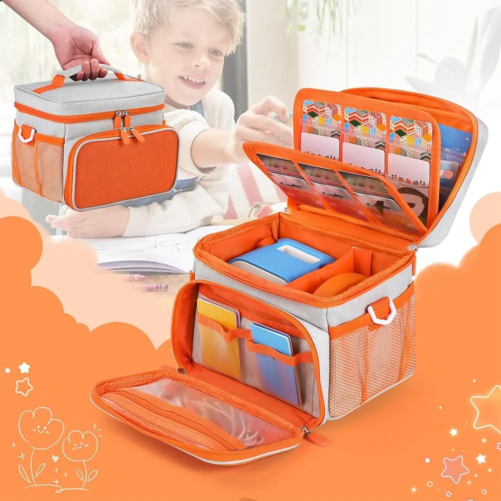 Carrying Case for Yoto Player (3rd Generation) Travel Storage Bag (Grey)