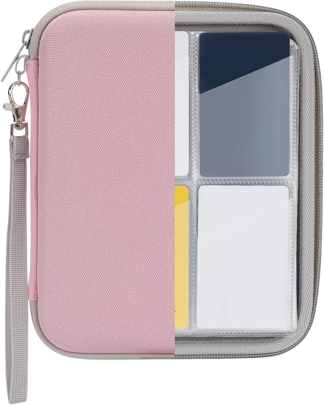 Case for Yoto Cards - Soft Portable Folder With Zipper & 80 Pockets for Player & Mini Audiobook Cards - Binder Holder With Sleeves for Travel