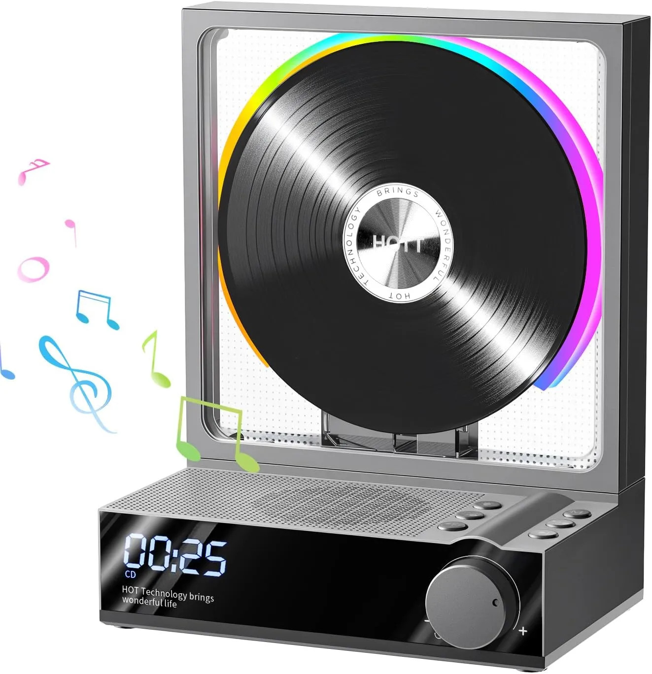 CD Player with Bluetooth 5.3 (C229grey)