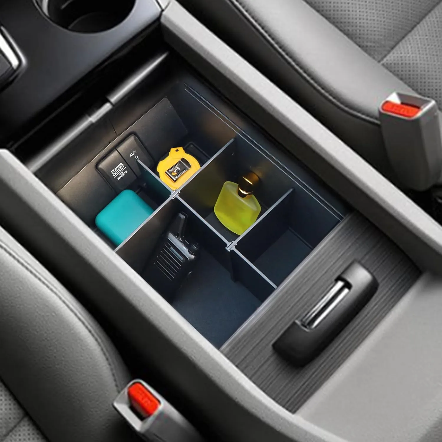 Center Console Organizer Dividers Compatible with Honda 2016-2022 Pilot 2017-2023 Ridgeline 2019-2023 Passport Armrest Insert Accessories