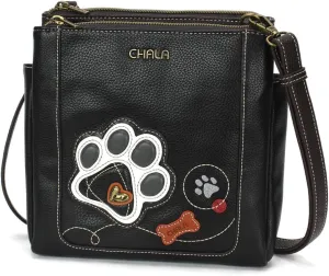 CHALA Merry Messenger RFID Protected Women Faux Leather Shoulder Purse with Adjustable Crossbody Strap