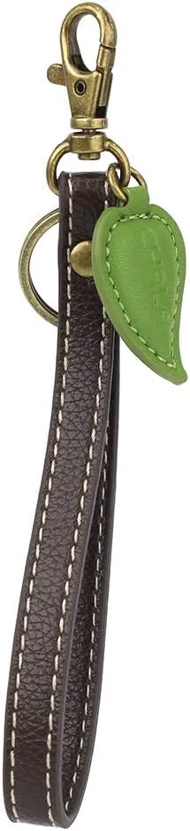 CHALA RFID Cute-C Credit Card Holder Wallet Wristlet - Women Faux Leather Cute-C with Strap