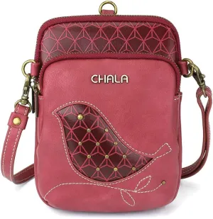 CHALA UNI Cellphone Xbody - Womens RFID Protected Faux Leather Crossbody Bag with Adjustable Strap