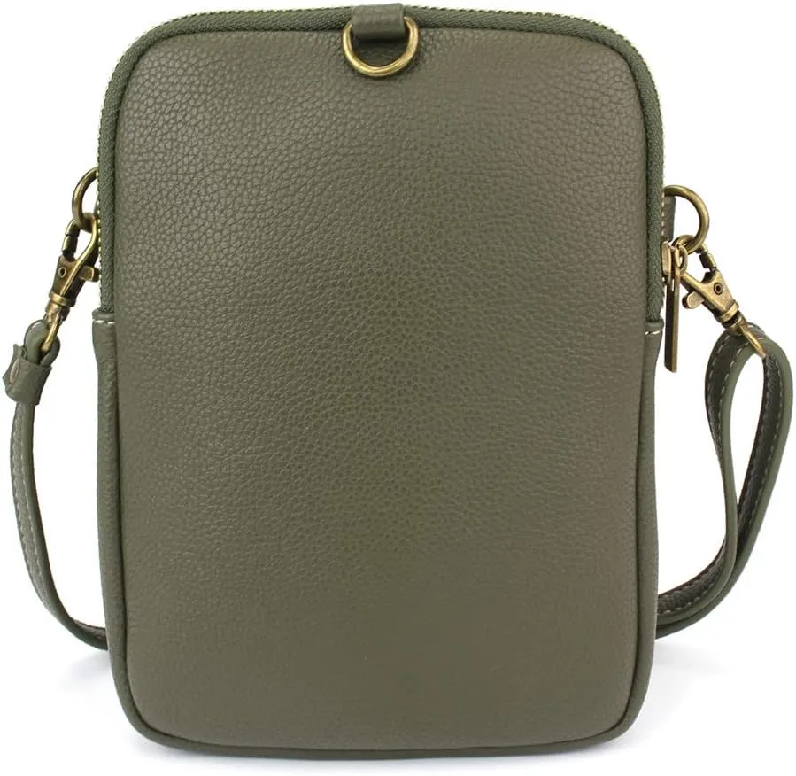 CHALA UNI Cellphone Xbody - Womens RFID Protected Faux Leather Crossbody Bag with Adjustable Strap