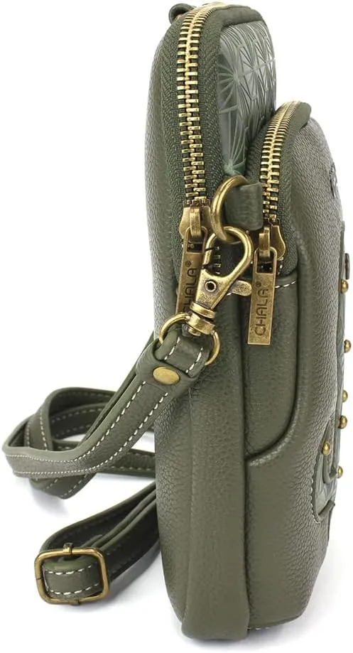 CHALA UNI Cellphone Xbody - Womens RFID Protected Faux Leather Crossbody Bag with Adjustable Strap