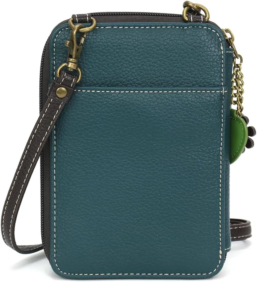 CHALA Wallet Crossbody Cell Phone Purse - Women Faux Leather Multicolor Handbag with Adjustable Strap
