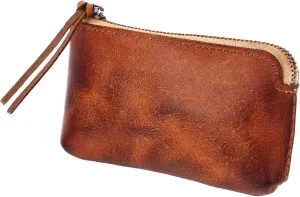 Chic Mini Coin Purse Keychain Leather Change Purse for Coins Portable Coin Pouch Credit Cards Carrying Bag