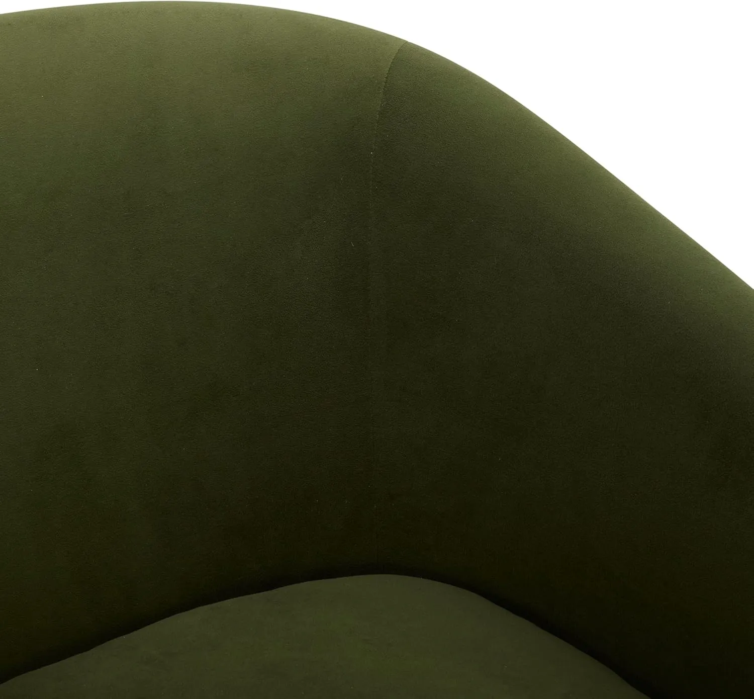 CHITA Swivel Accent Chair, FSC Certified Upholstered Velvet Barrel Chair for Living Room Set of 2, Fully Assembled, Forest Green