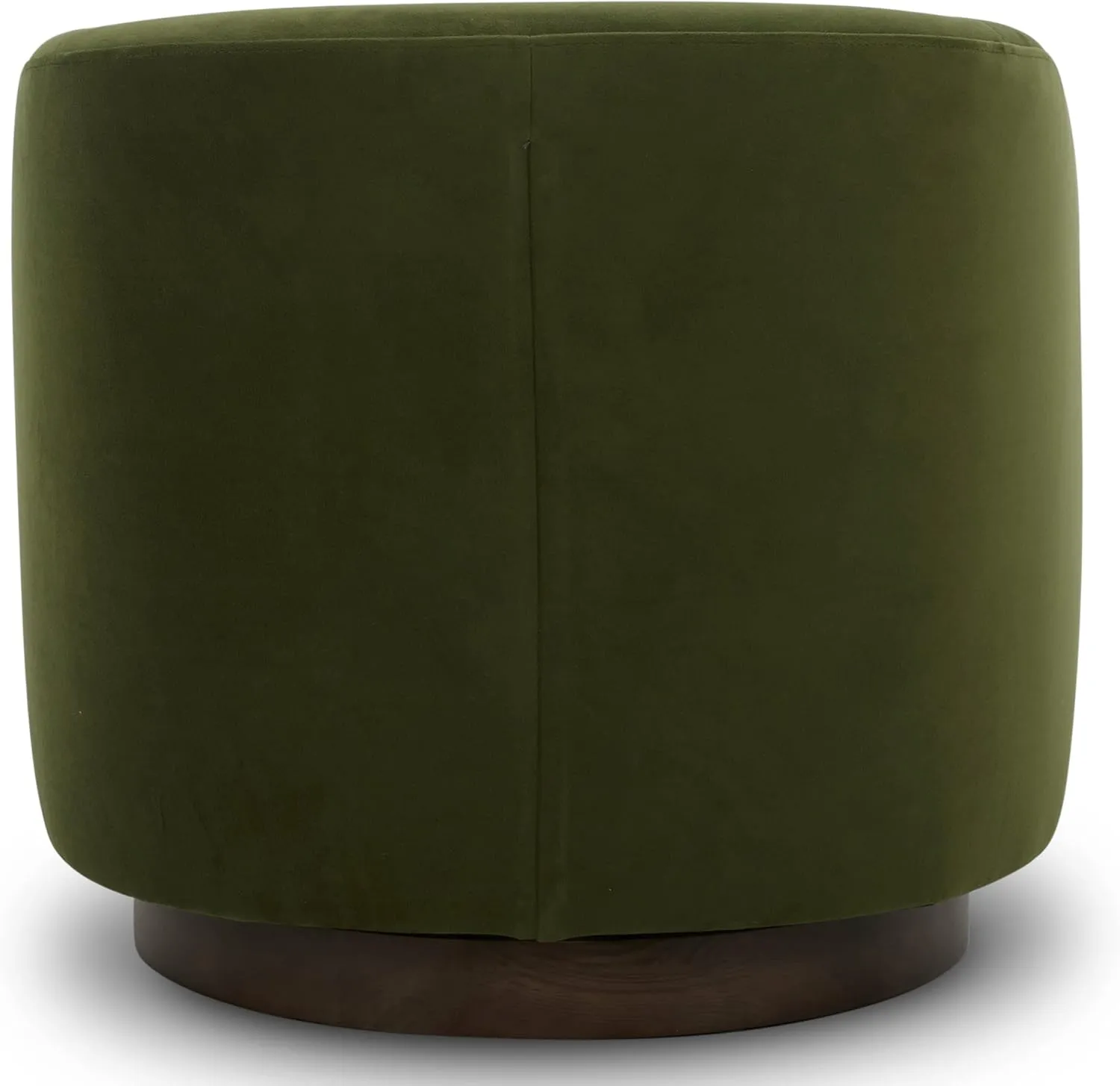 CHITA Swivel Accent Chair, FSC Certified Upholstered Velvet Barrel Chair for Living Room Set of 2, Fully Assembled, Forest Green