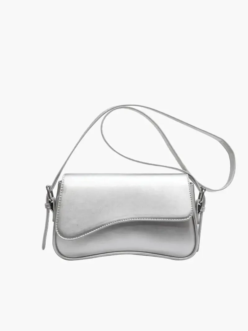 Classic Faux Leather Shoulder Bag – Minimalist Elegance