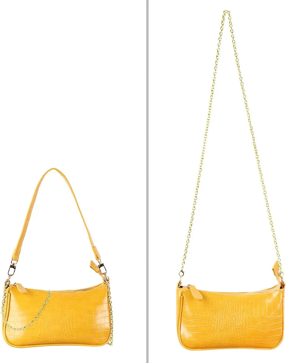 Classic Vegan Leather Crossbody Handbag - Quilted Shoulder Bag Rectangle Camera Travel Purse Satchel, Round Messenger