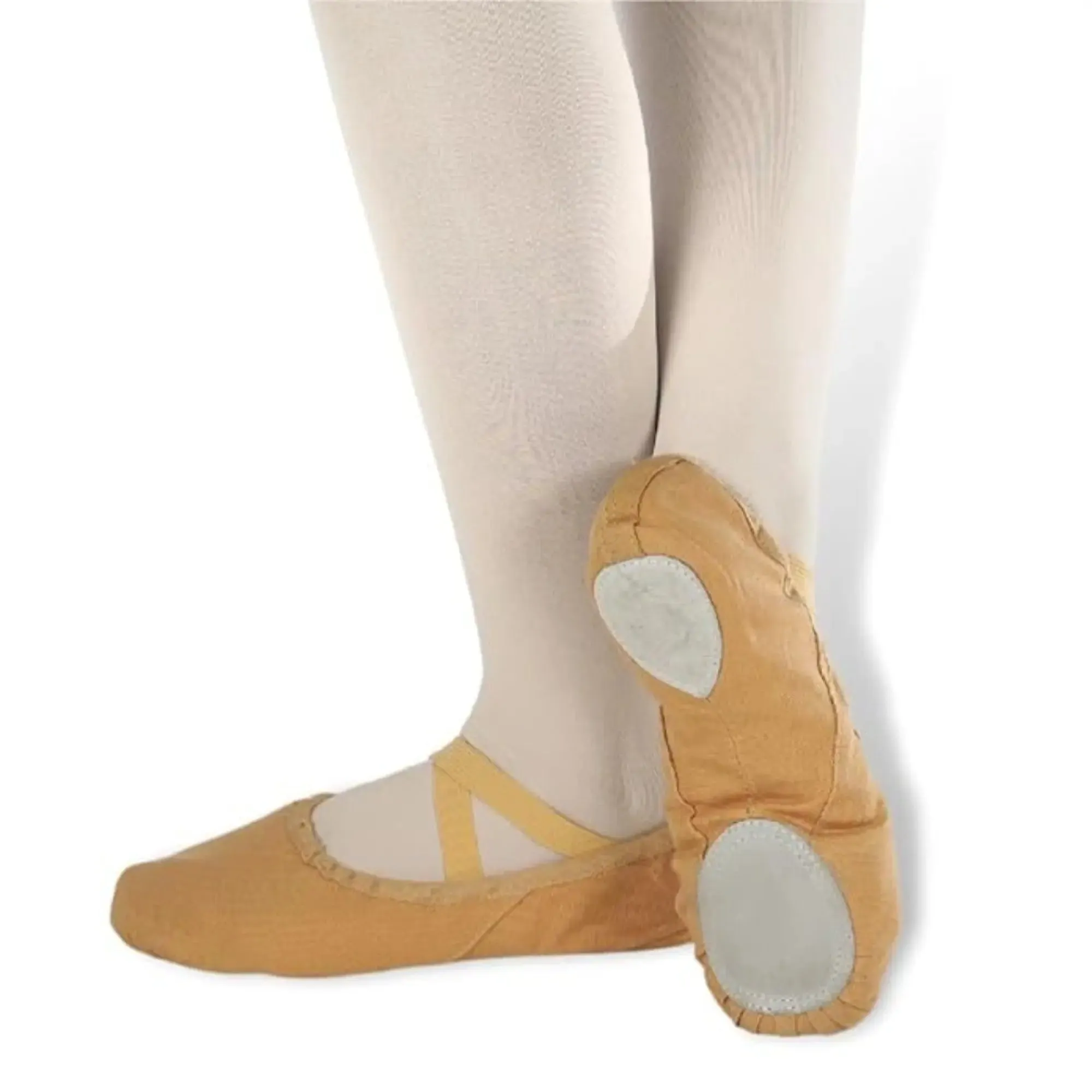 Combo - Unisex Split Sole Ballet Canvas Flats/Shoes   Ultra Soft Convertible Tights for Ballet