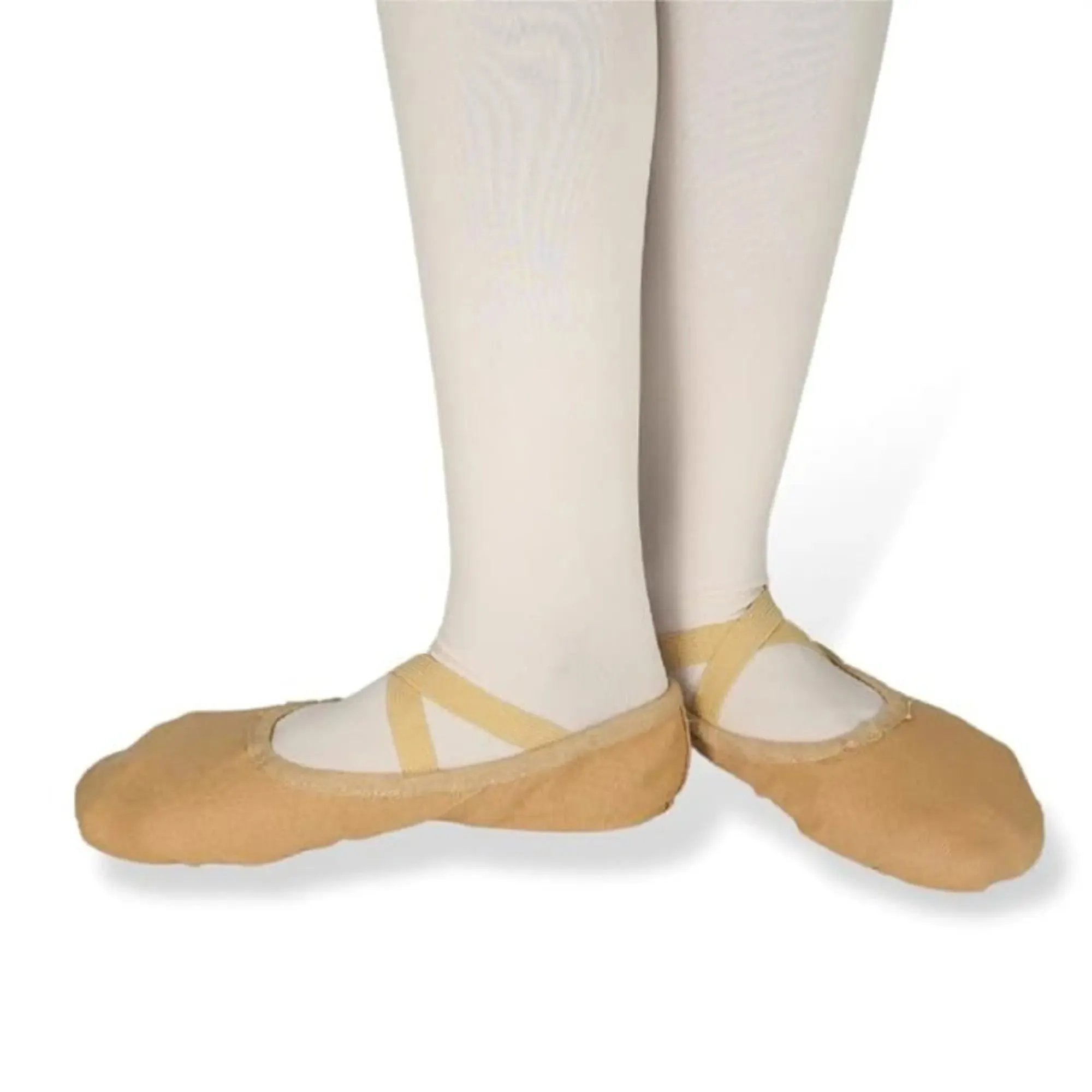 Combo - Unisex Split Sole Ballet Canvas Flats/Shoes   Ultra Soft Convertible Tights for Ballet