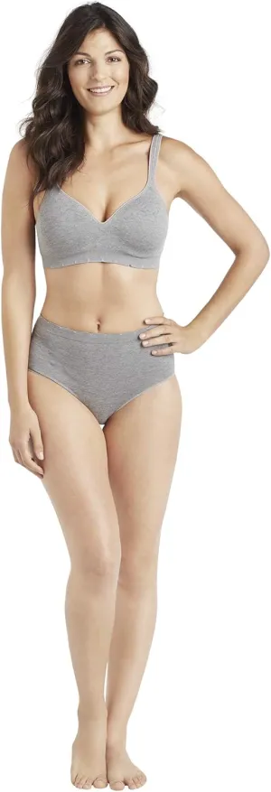 Company Ellen Tracy Women's Seamless Curves Wireless Full Coverage Jacquard Print Bra with Adjustable Convertible Straps