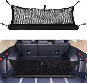 Compatible with 2019-2024 Subaru Forester Rear Compartment Cargo Net Black Mesh F551SSJ000