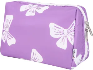 Cosmetic Bag for Women Reliable Makeup Bag Roomy and Portable, Versatile Purse Travel Toiletry Bag, Accessories Organizer Storage SBS Zipper Pouch for Women Girls and Moms Gifts (Purple)