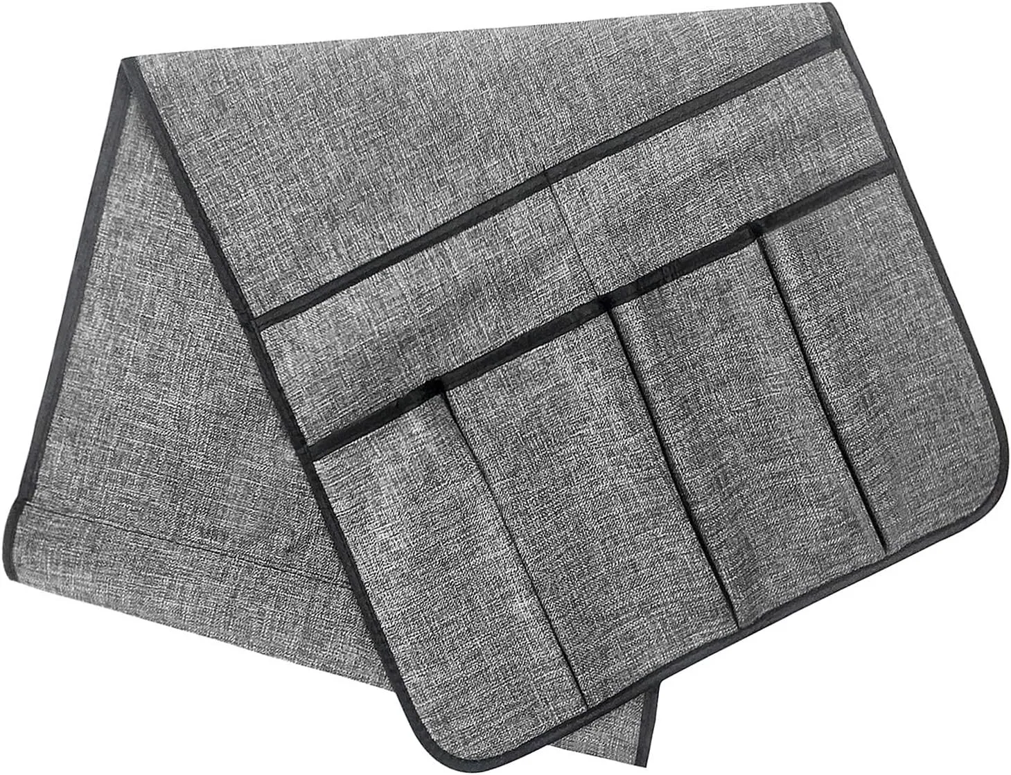 Couch Sofa Armrest Organiser Arm Chair Caddy Bedside Storage Pocket with 8 Pockets TV Remote Holder Bed Storage Pocket Bag for Cellphone Tablet Notepad Book Magazines DVD Glasses