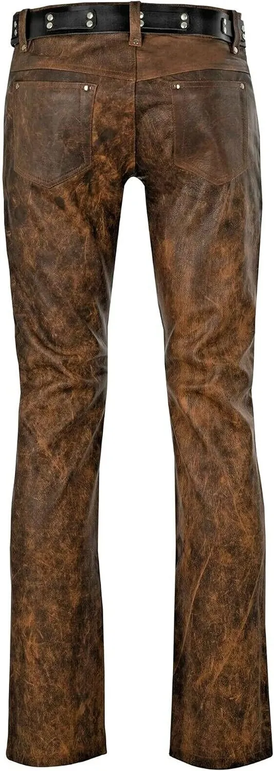 Cowboy Western Traditional Native American Pant for Men Casual Classic Breeches Fashion