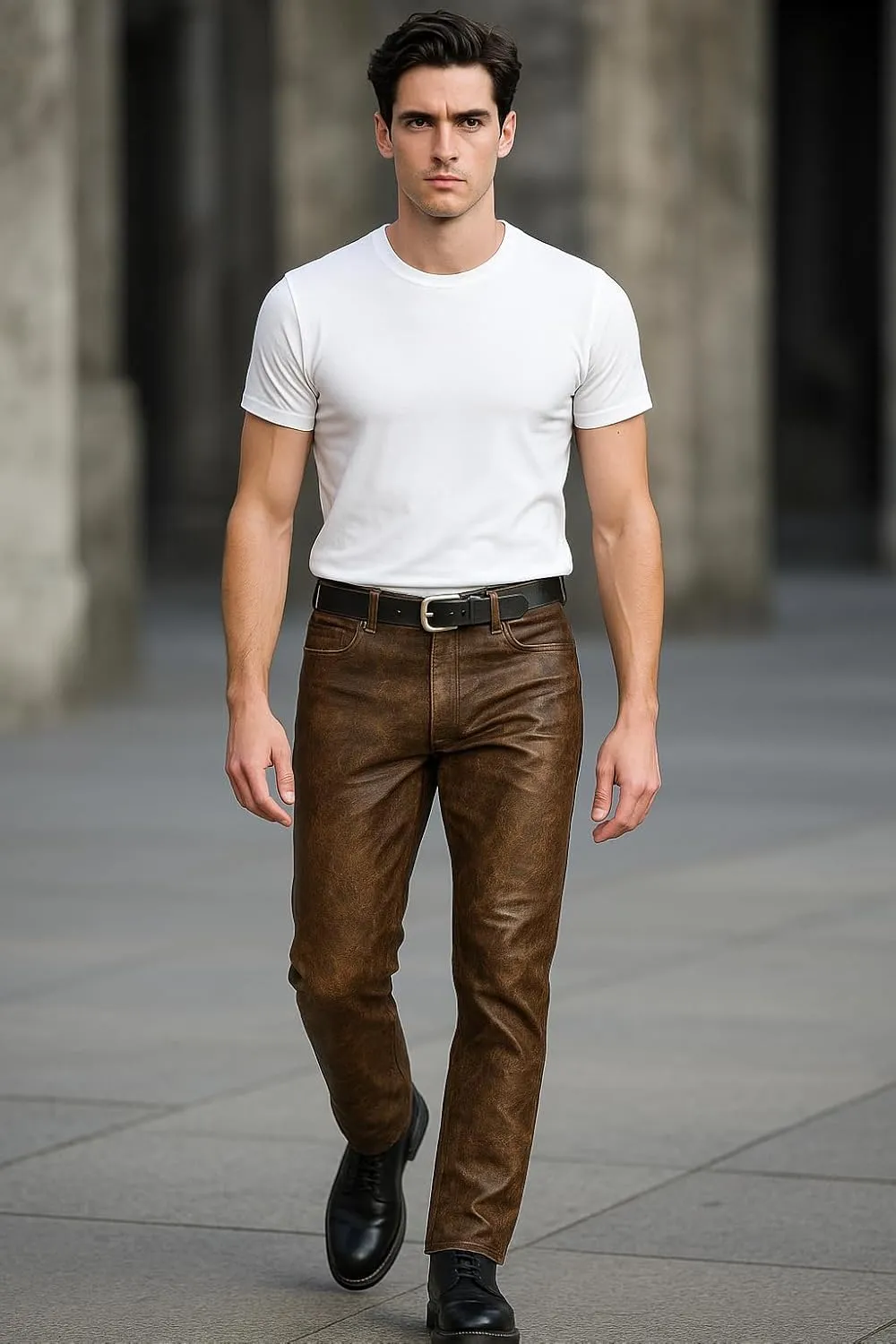 Cowboy Western Traditional Native American Pant for Men Casual Classic Breeches Fashion
