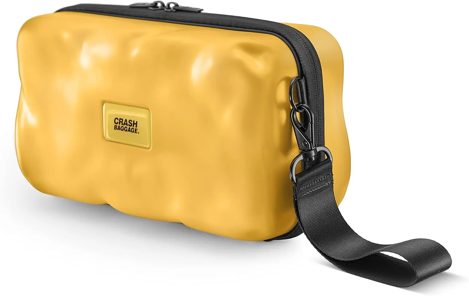CRASH BAGGAGE Hard Maxi Icon Bag | Yellow | 100% Polycarbonate
