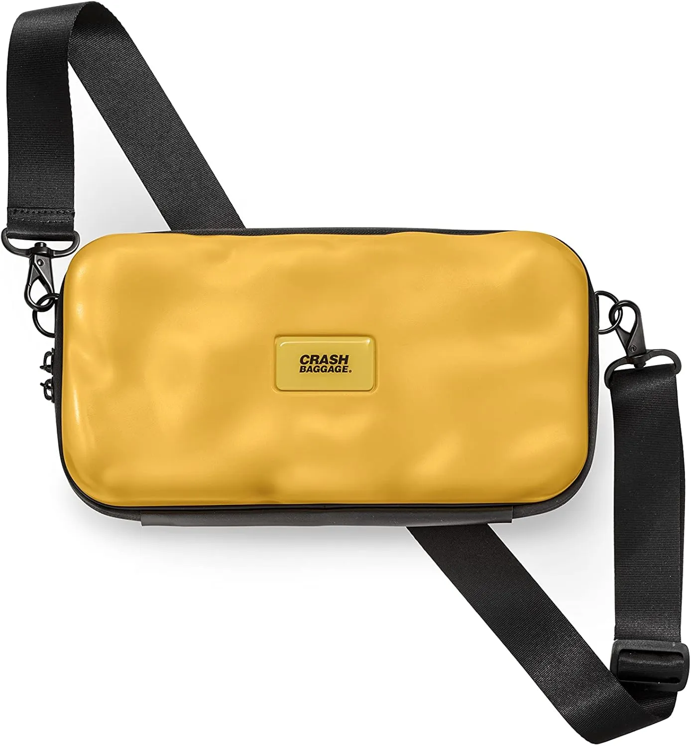 CRASH BAGGAGE Hard Maxi Icon Bag | Yellow | 100% Polycarbonate