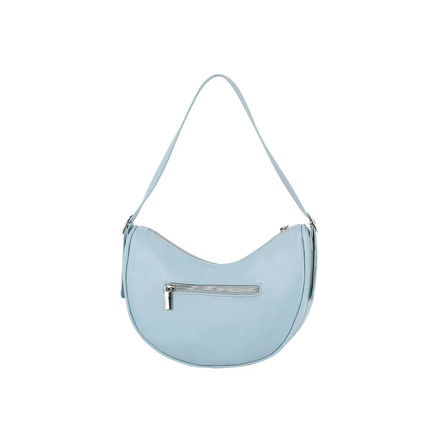 Crescent baguette city shoulder bag
