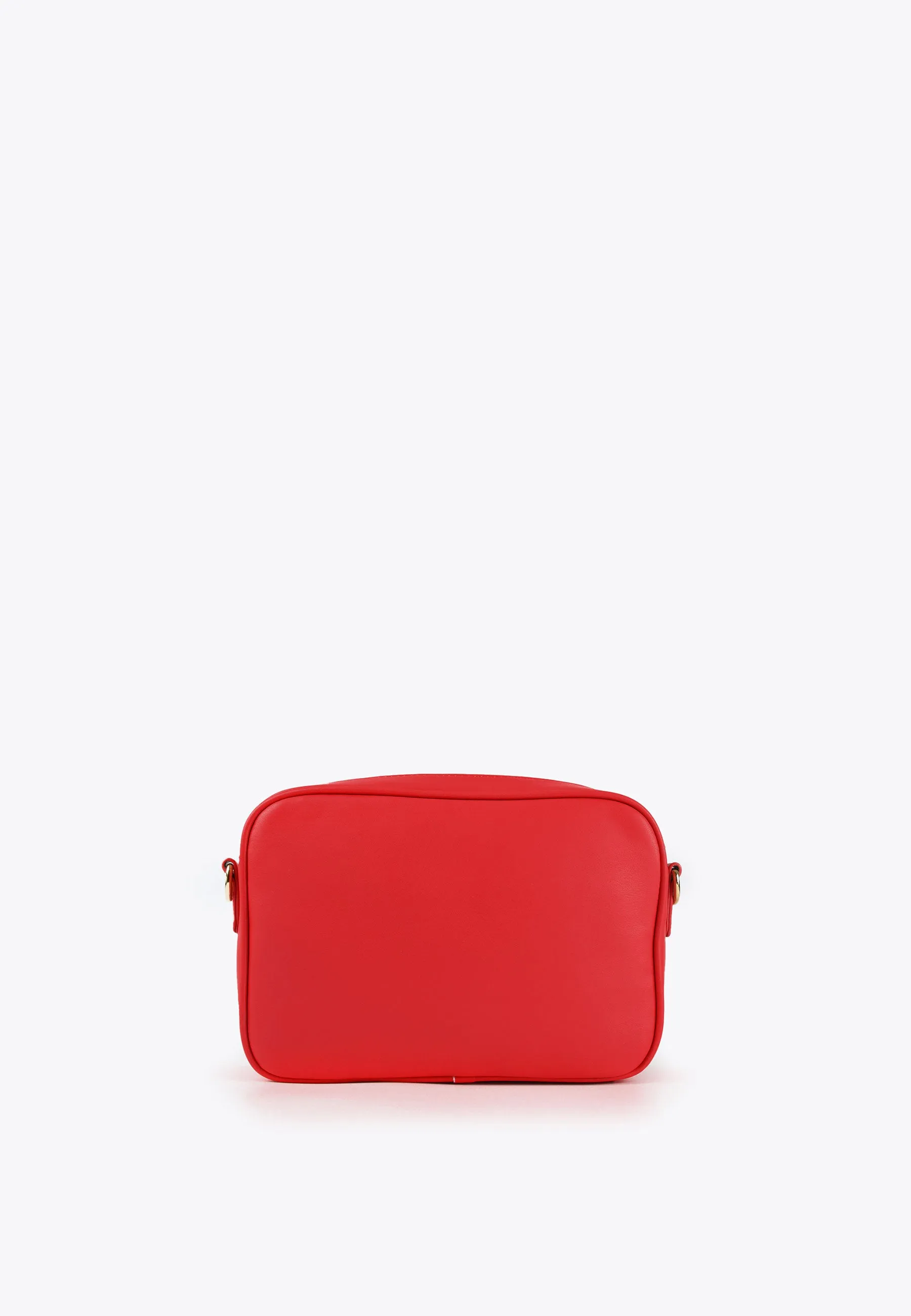 Crossbody bag with a raised logo