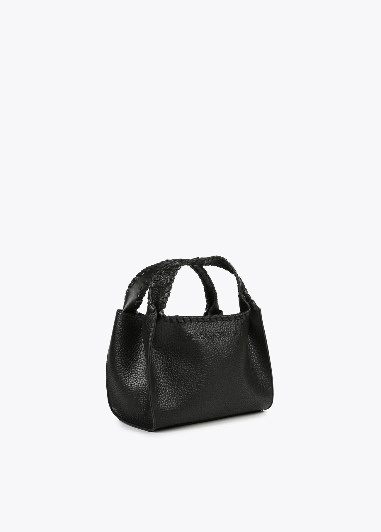 Crossbody bag with topstitching
