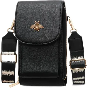 CrossBody Bags with Touchscreen Cell Phone Purse Window Zipper Pocket,RFID Blocking Card Holder iPhone bag for Women