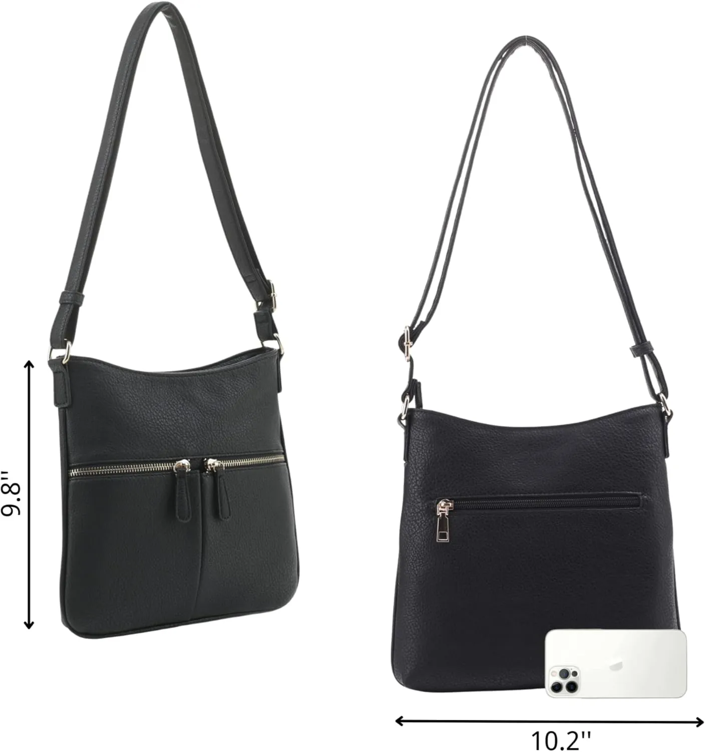 Crossbody Travel Bag, Adjustable Strap, Multiple Pockets