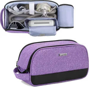 CURMIO Travel Carrying Bag Compatible for ResMed AirMini CPAP Machine and Accessories, Small Travel CPAP Equipment and Supplies Organizer Case, Bag Only