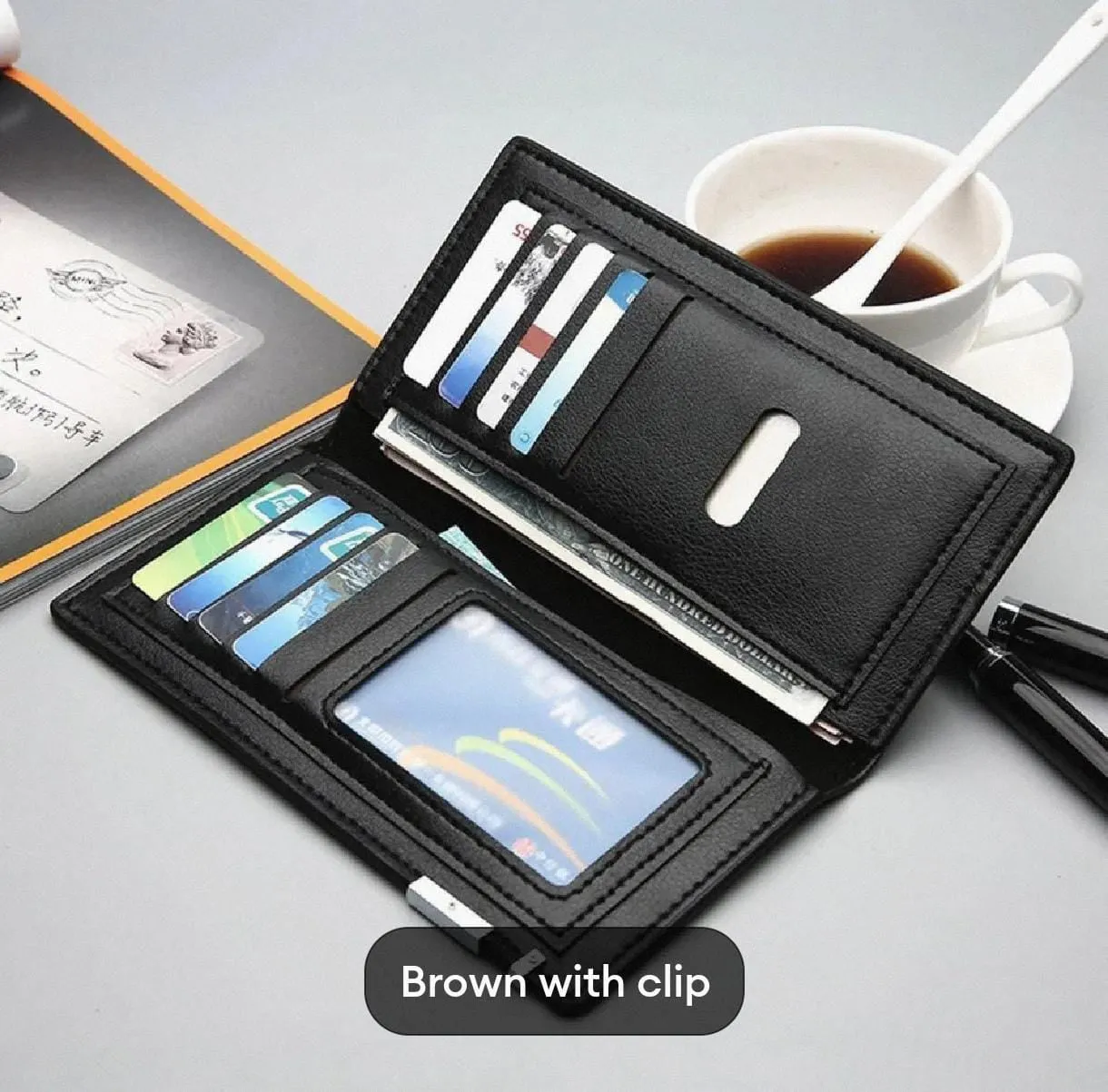 Cute Cardholder Leather long wallet for women girls – Stylish purse for women