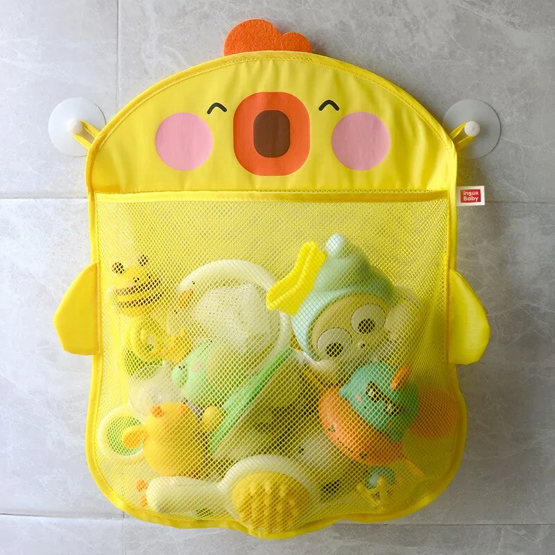 Cute Duck Dinosaur Mesh Net Storage Bag