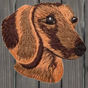 Dachshund Embroidered Patch — Iron On