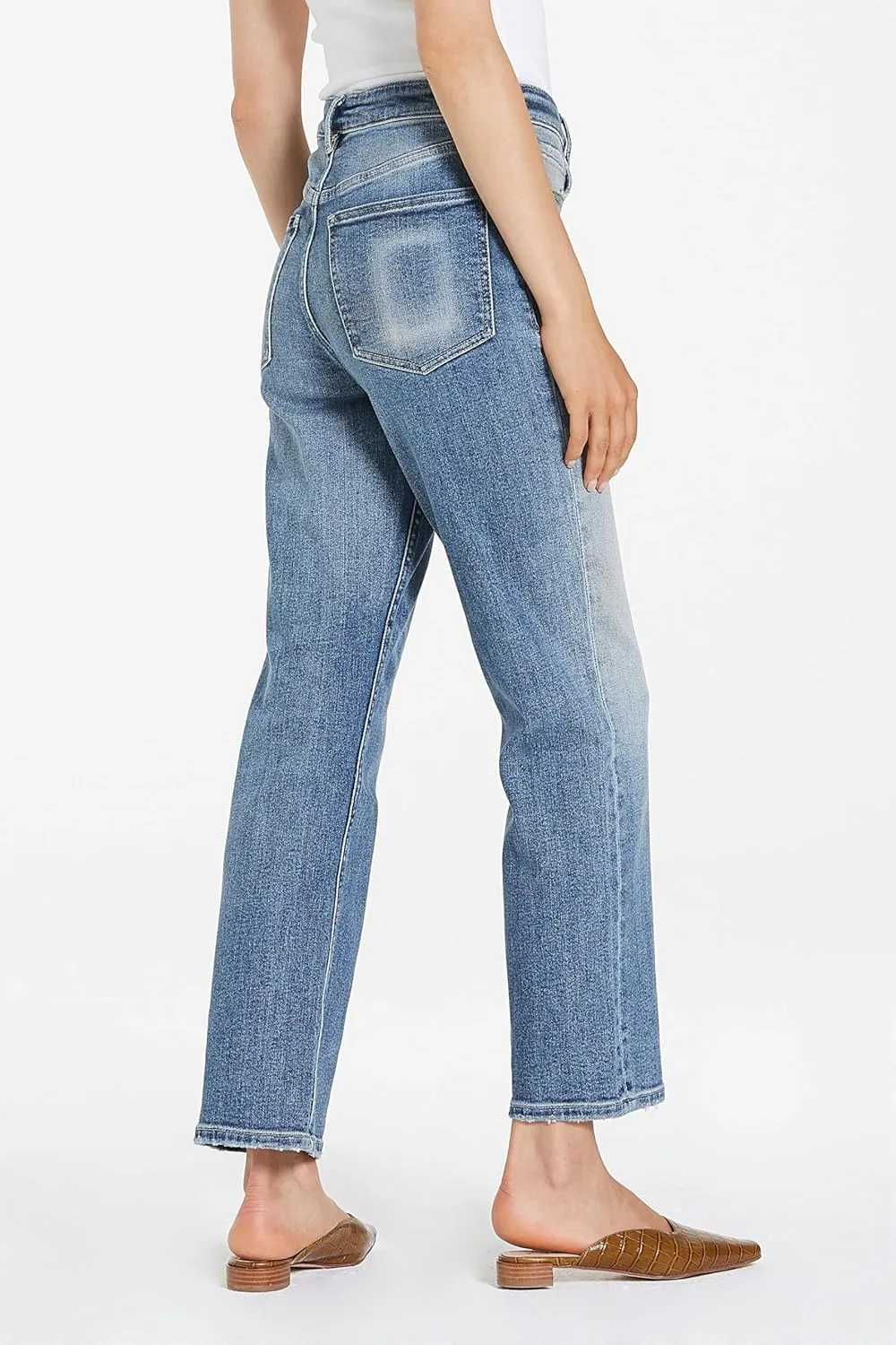 DEAR JOHN 90's Women's Jeans Straight Leg High Rise Ankle Inseam
