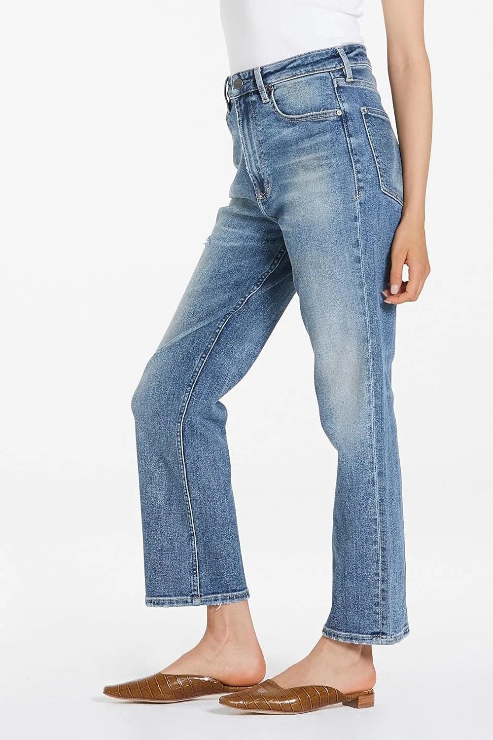 DEAR JOHN 90's Women's Jeans Straight Leg High Rise Ankle Inseam