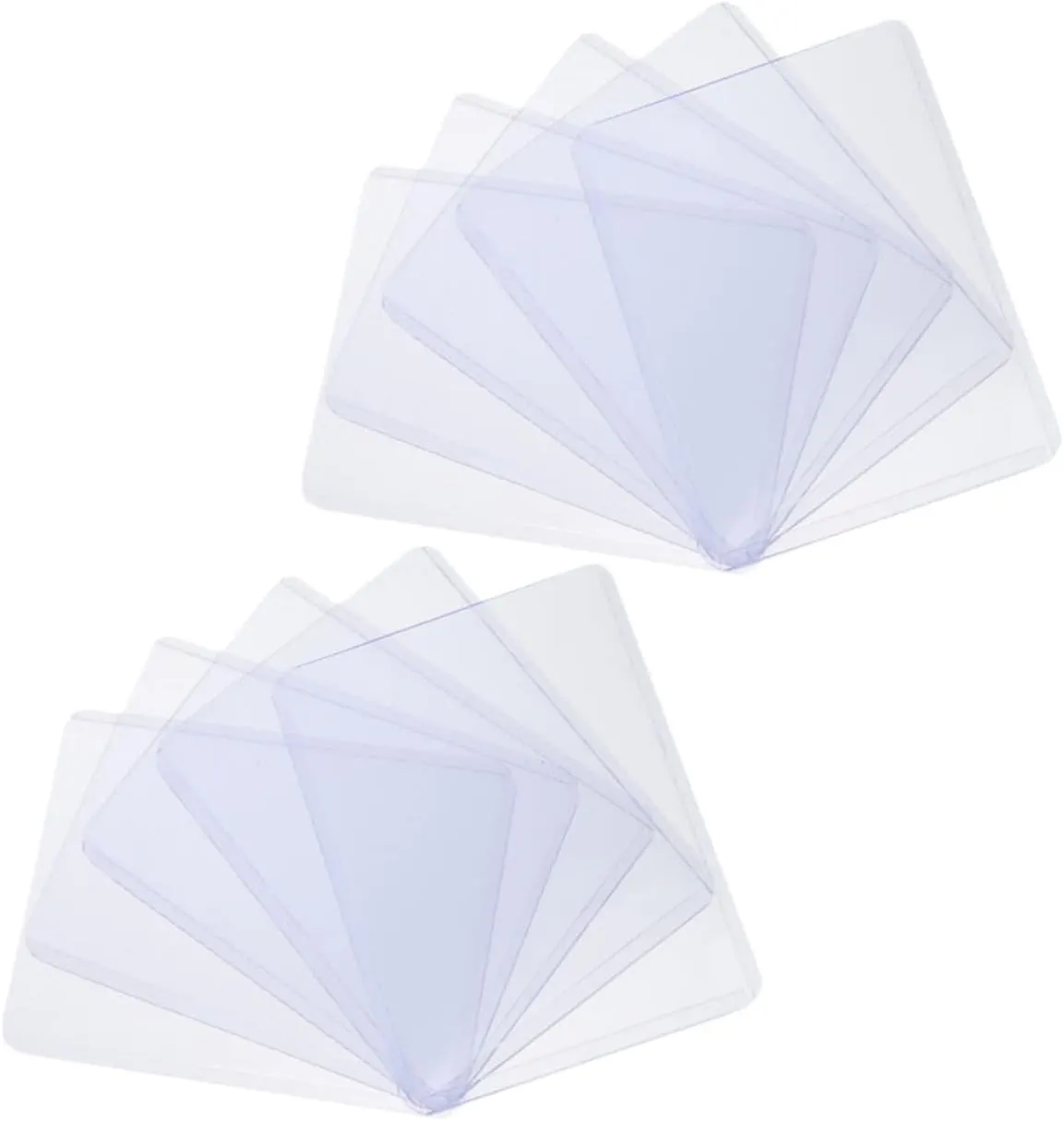 DECHOUS 50Pcs Transparent Game Card Sleeves Hard Card Covers for Protection Material Easy Storage Thickness