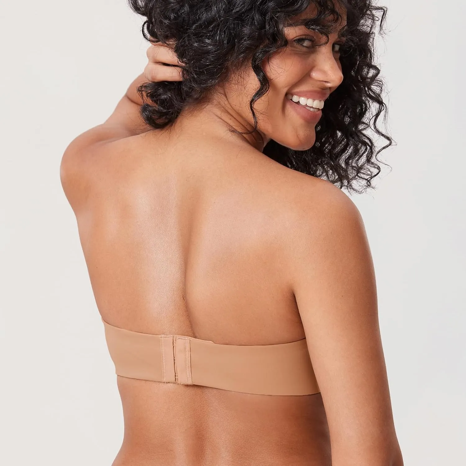 DELIMIRA Women's Strapless Bra Minimizer Seamless Underwire Unlined Bandeau for Big Bust